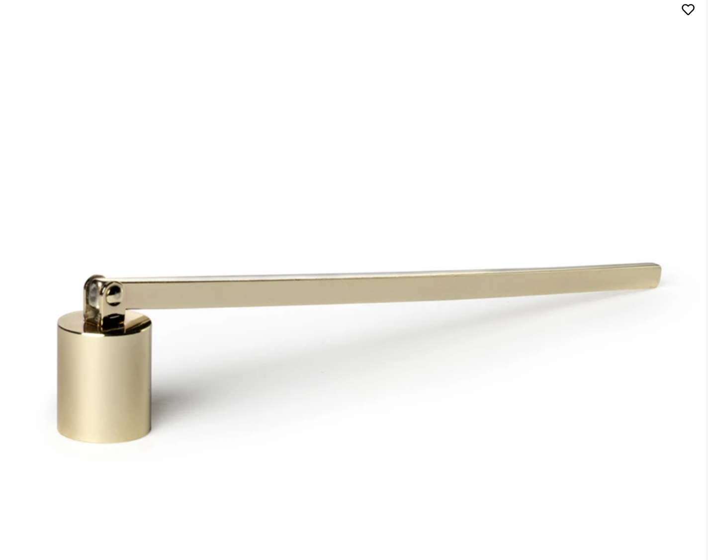 Gold Candle Snuffer